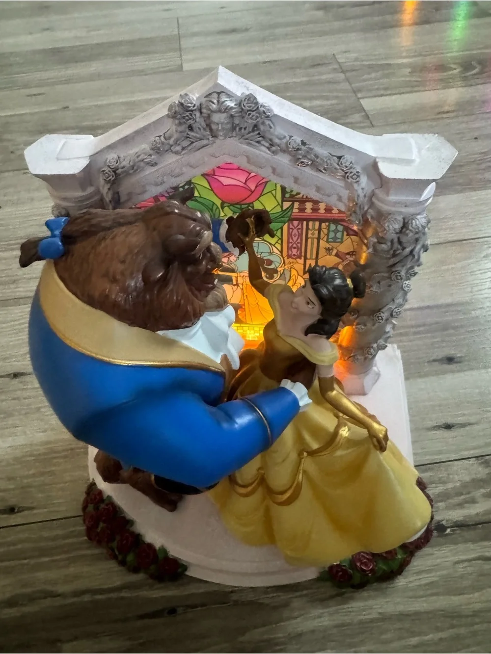 Disney Showcase Beauty and the Beast Belle & Beast Light-Up Figurine